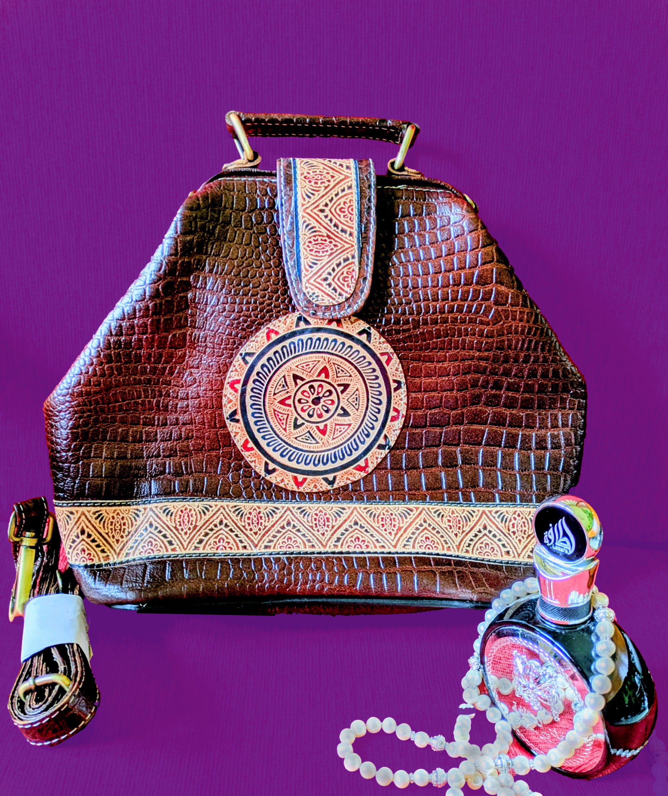 Leather Bag from Santiniketan