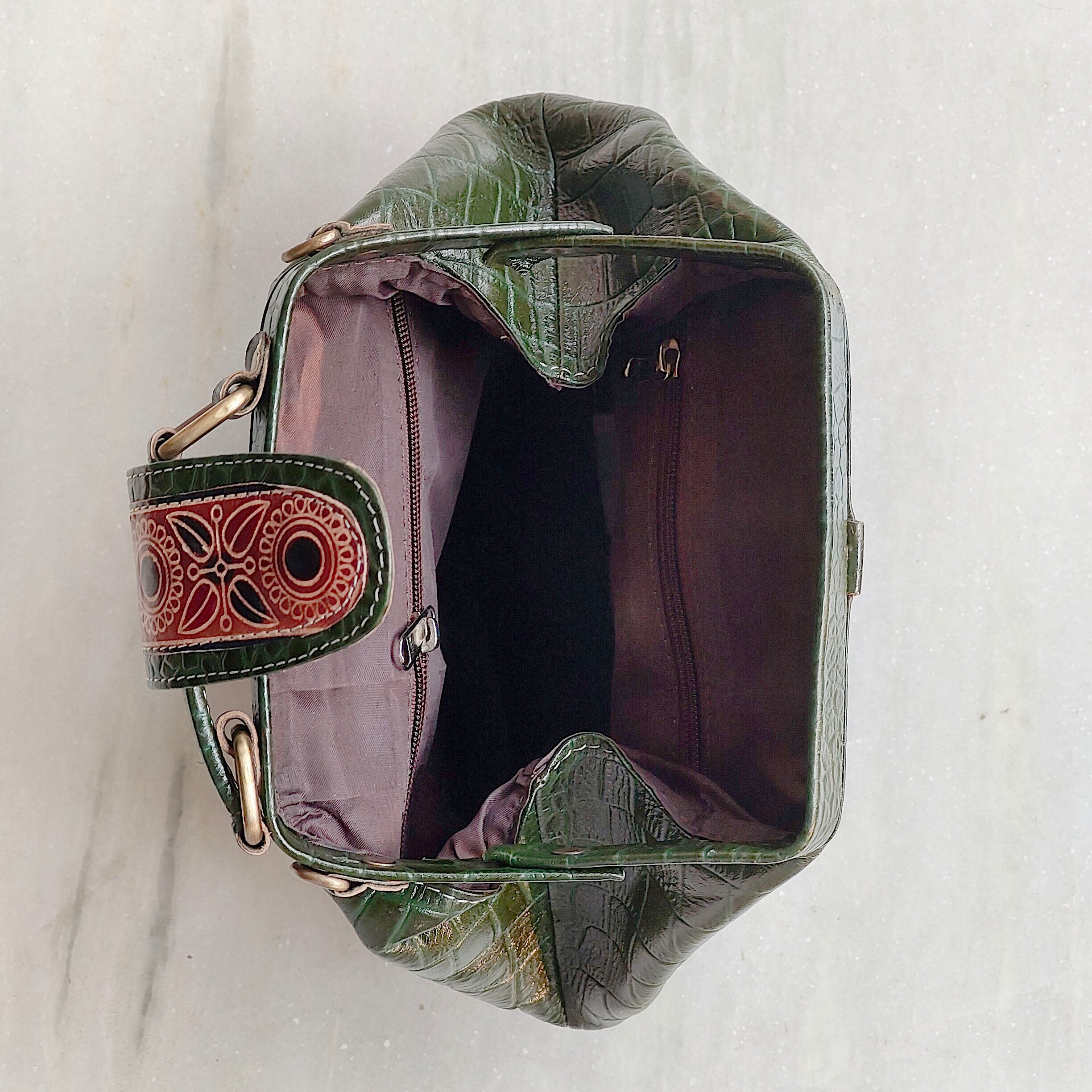 Leather Bag from Santiniketan