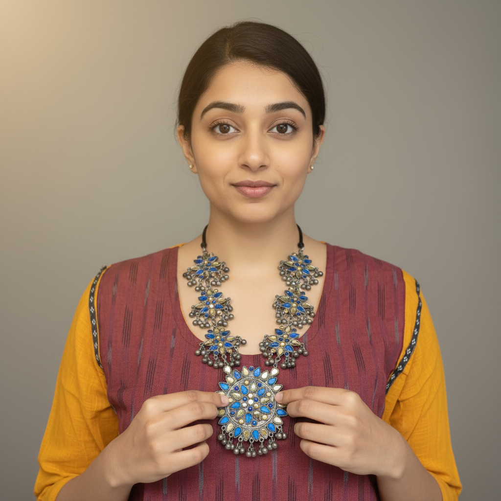 Afgan Jwellery with Earrings