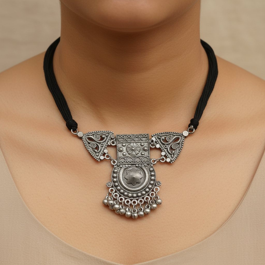 Tribal Choker with Earrings.