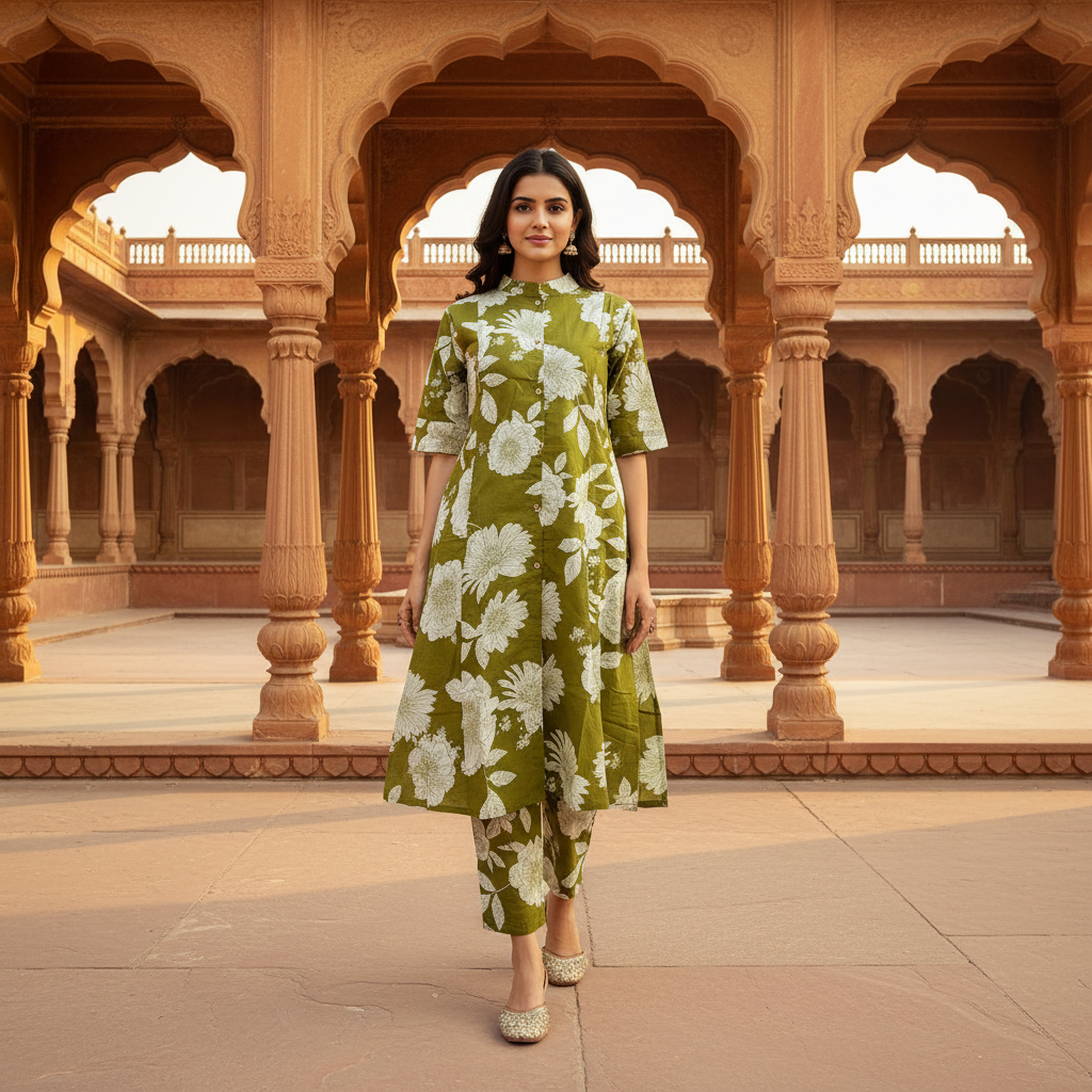 Two Piece Kurti Set