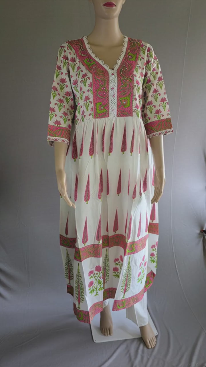 Three Piece Kurti Set