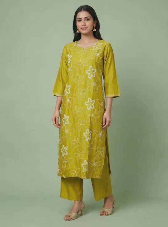 Light Green Two Piece Kurti