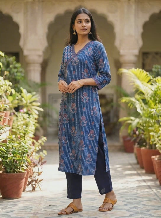 Three Piece Kurti Set