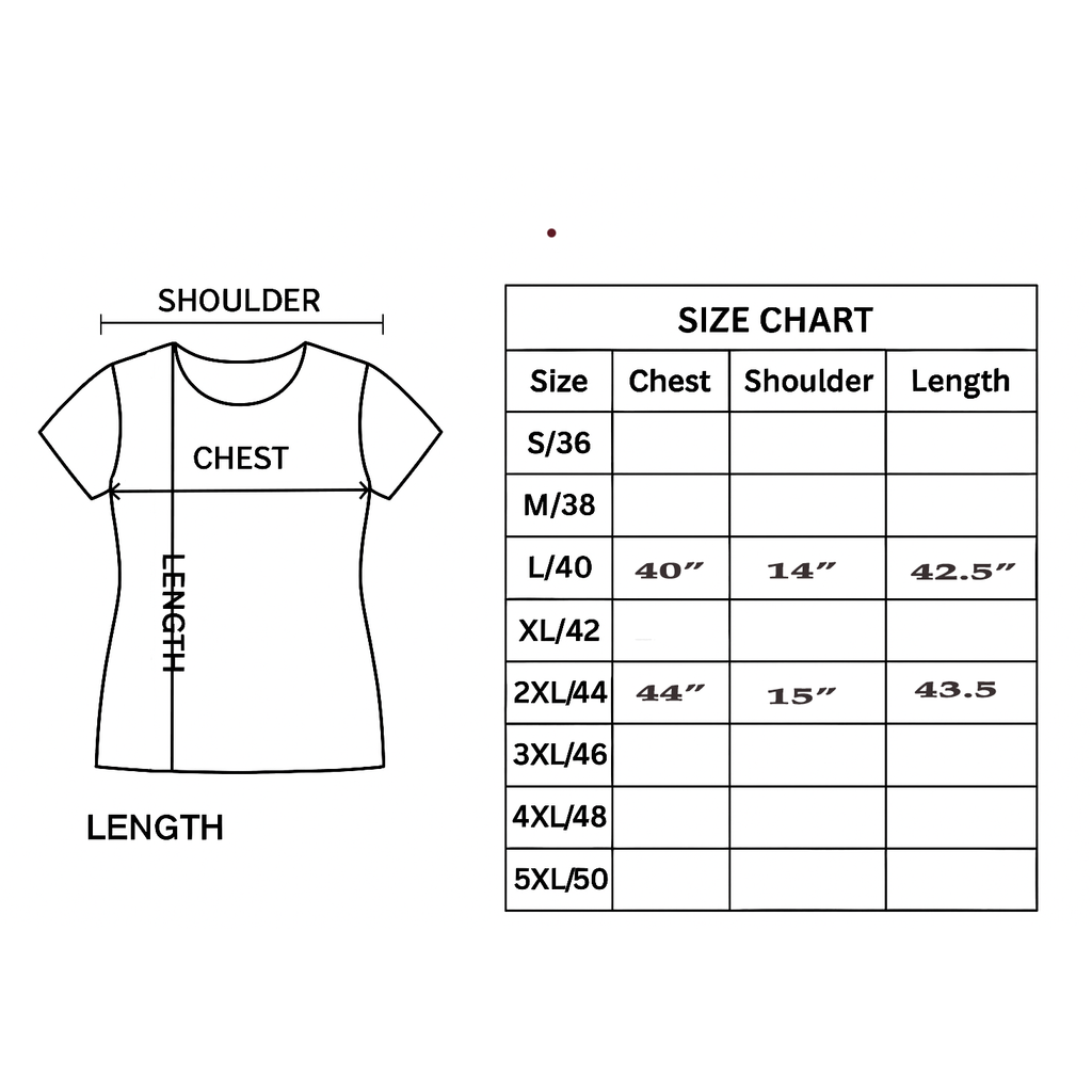 Yellow Kurti with Jamdani Work (MM Brand)